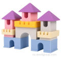Силиконовые складывание игрушки Montessori Game Soft Blosts Blocks